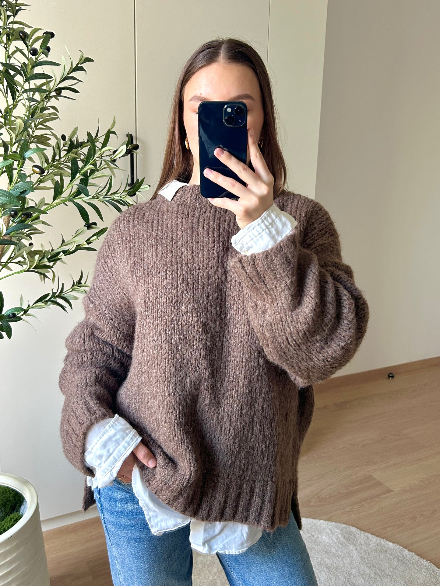 Pull en maille I Choco