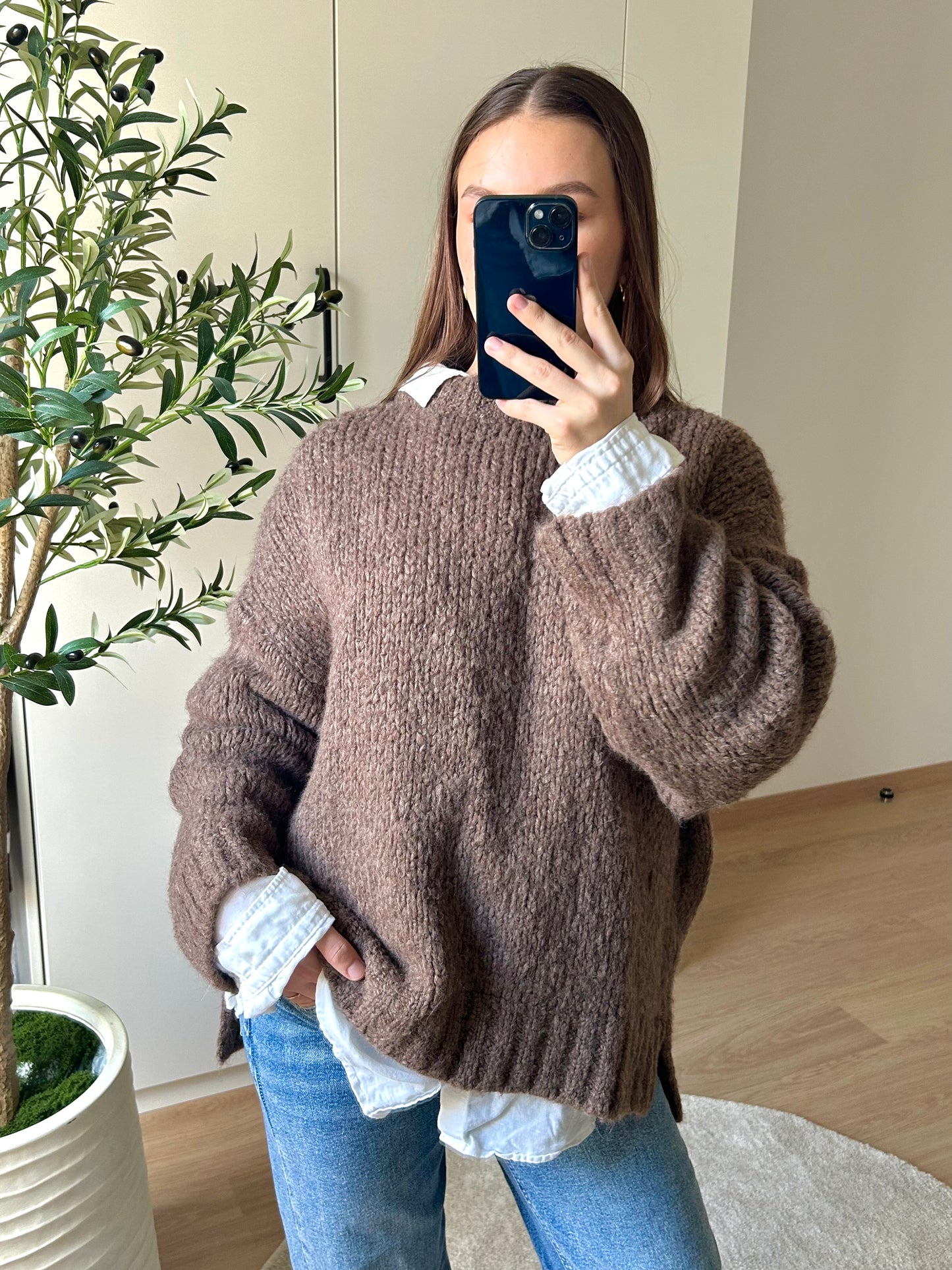 Pull en maille I Choco