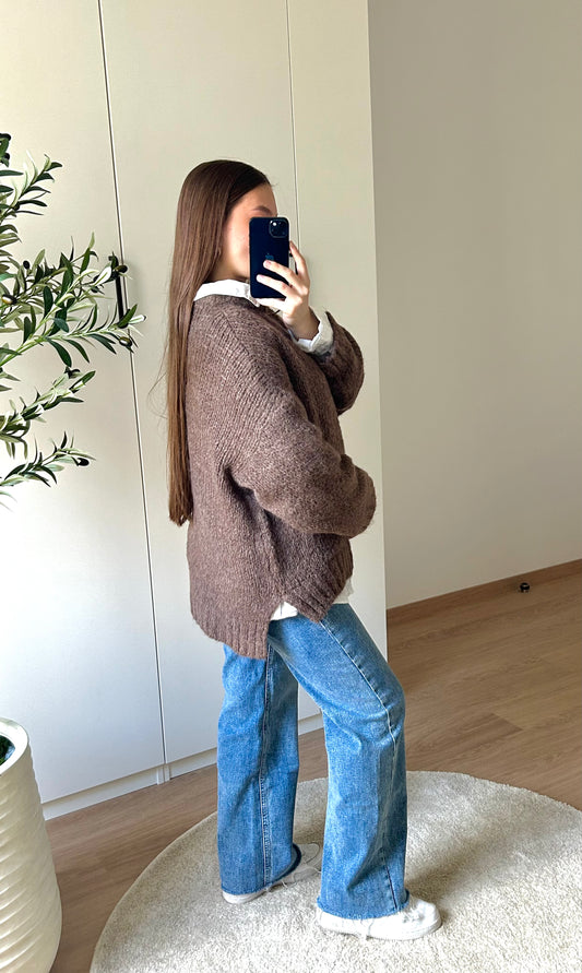 Pull en maille I Choco
