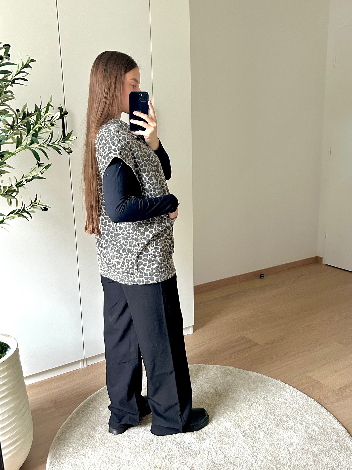 Veste sans manche I Leopard