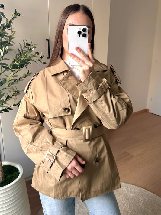 Trench mi-long I Beige