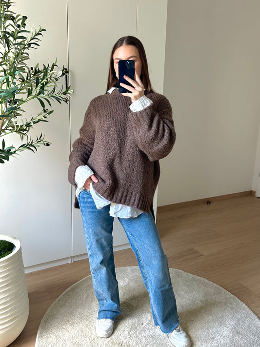Pull en maille I Choco